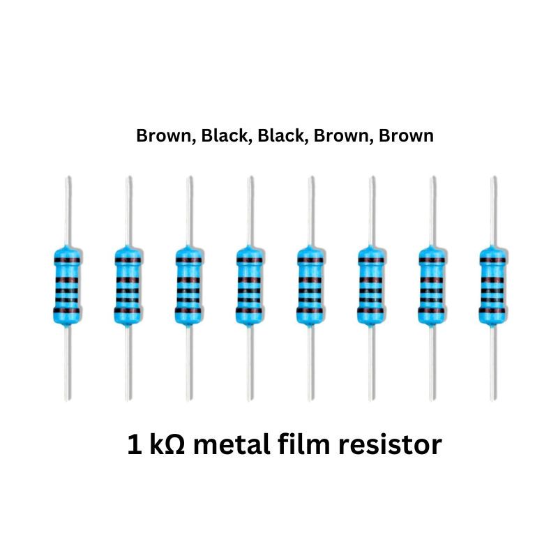 Ultrasonic Proximity Sensor Kit components 1 kohm metal film resistor