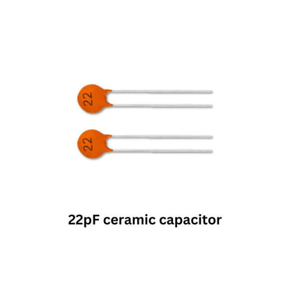 Ultrasonic Proximity Sensor Kit components 22pF ceramic capacitor