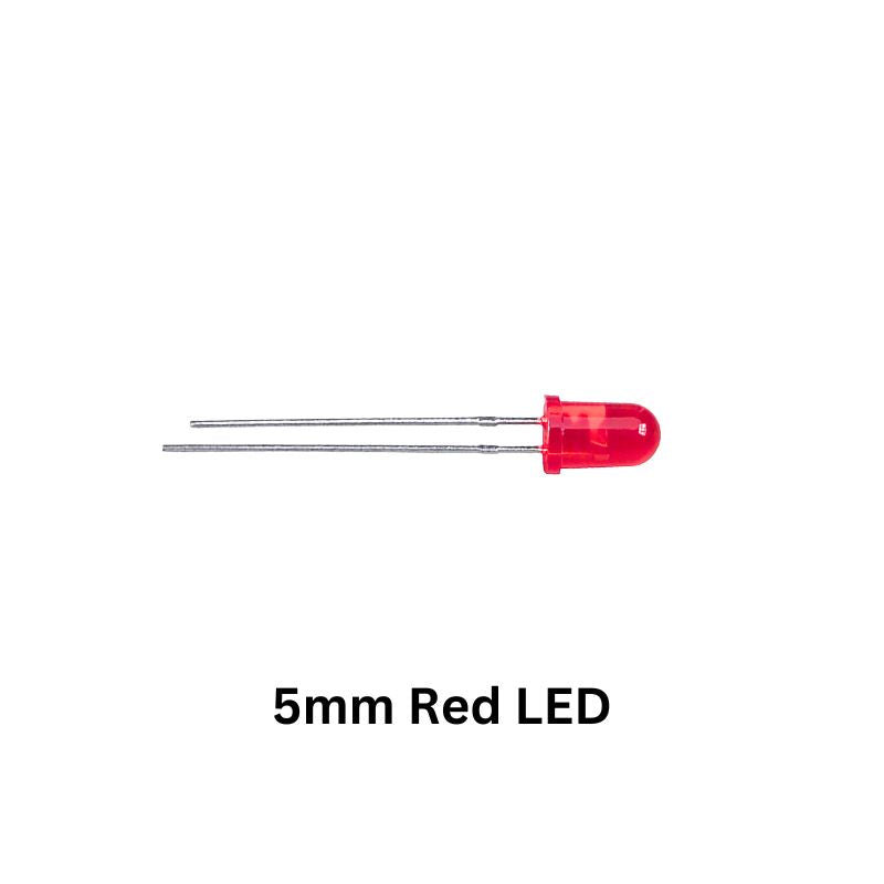 Ultrasonic Proximity Sensor Kit components 5mm Red LED