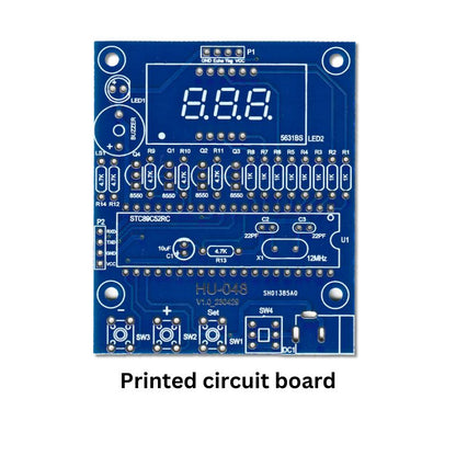 Ultrasonic Proximity Sensor Kit components Printed circuit board
