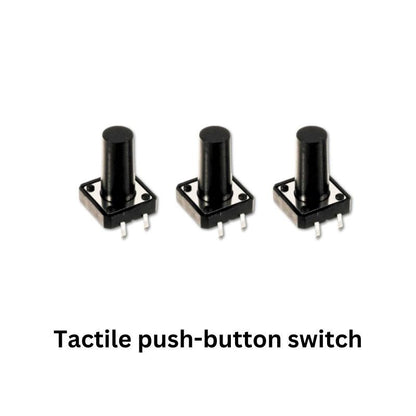 Ultrasonic Proximity Sensor Kit components Tactile pushbutton switch