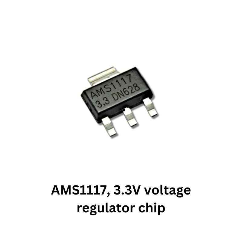 Weather Station Electronics kit components AMS1117 3.3V voltage regulator chip