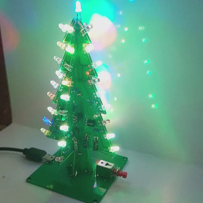 Christmas tree electronics kit video