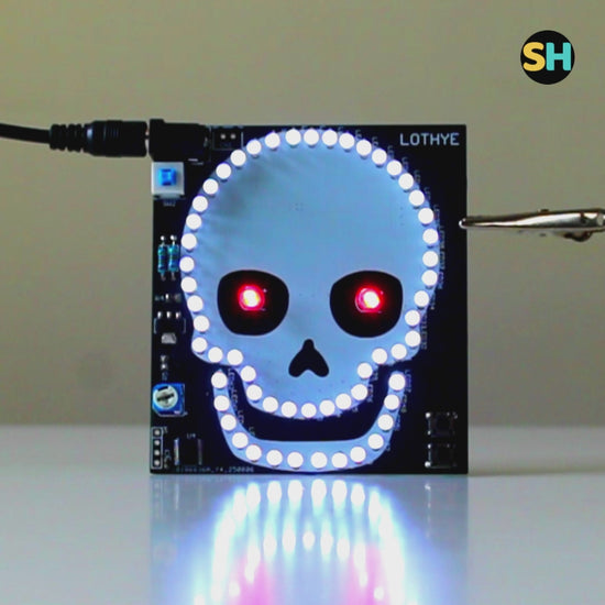 LED Skull Electronics Kit Video