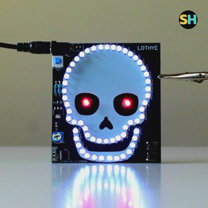 LED Skull Electronics Kit Video