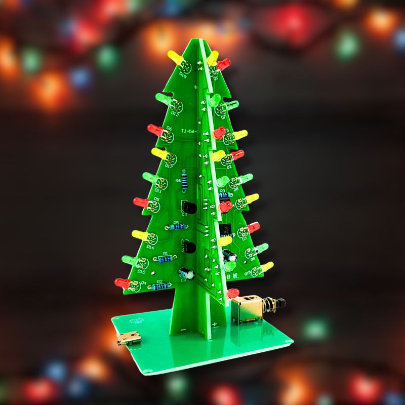 Christmas tree electronics kit video
