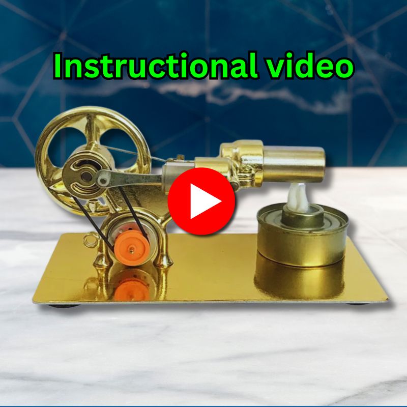 Stirling Engine Model | Watch Heat Turn Into Motion
