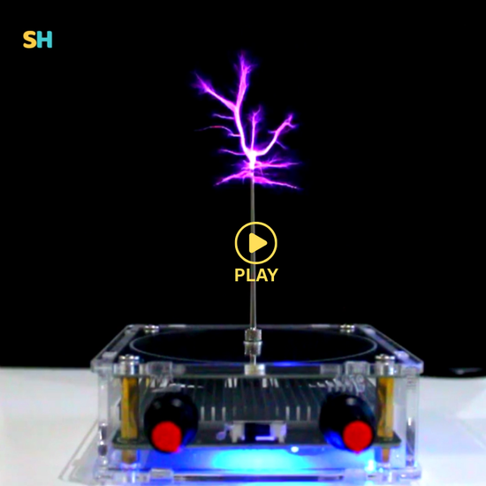 Bluetooth Tesla Coil Speaker demonstration video
