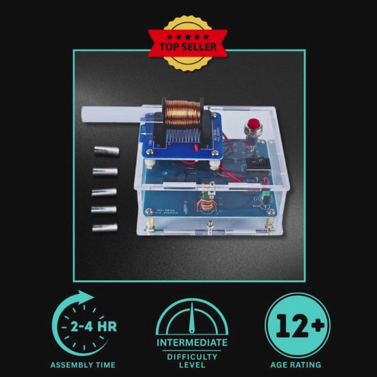 Electromagnetic cannon electronics kit product page video