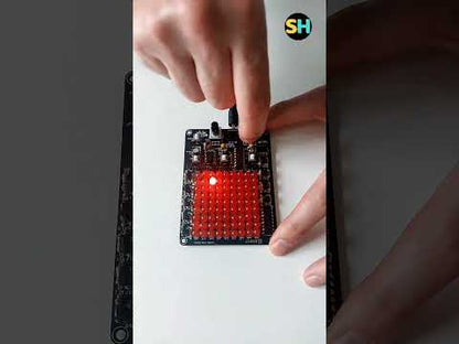 Thumbnail of the video showing the basic operation of the Chasing LEDs electronics kit